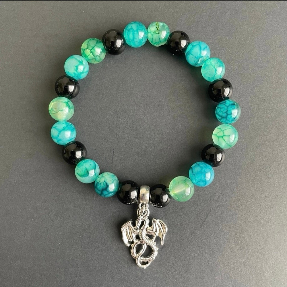Dragon Vein Charm Bracelet